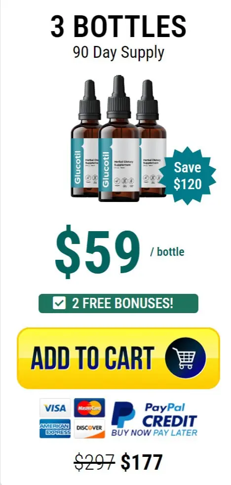 glucotil - 3 Bottles